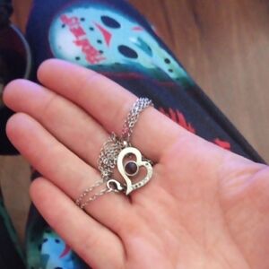 Silver Heart Pendant Necklace